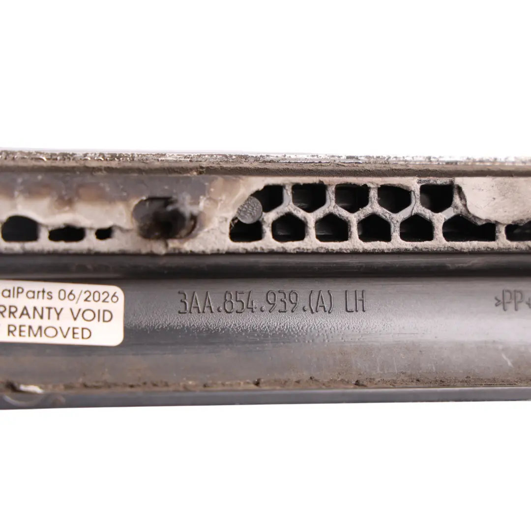 VW Volkswagen Passat B7 Front Door Moulding Lower Left N/S Urano Grey - I7F - SKU 3AA854939A-URG - Part number 3AA854939A