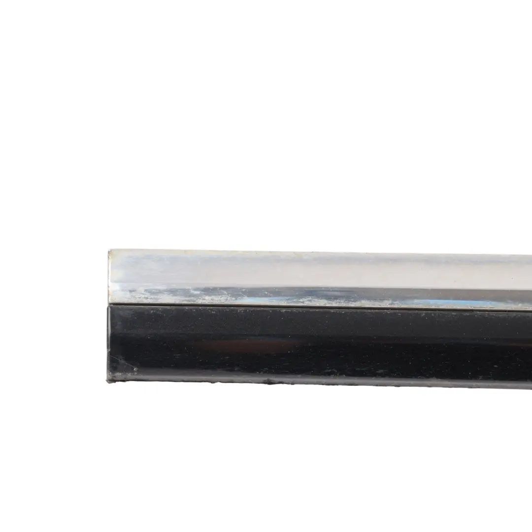 VW Passat B7 Rear Door Lower Moulding Left N/S Deep Black Pearl - C9X - SKU 3AA854949A-DBL - Part number 3AA854949A