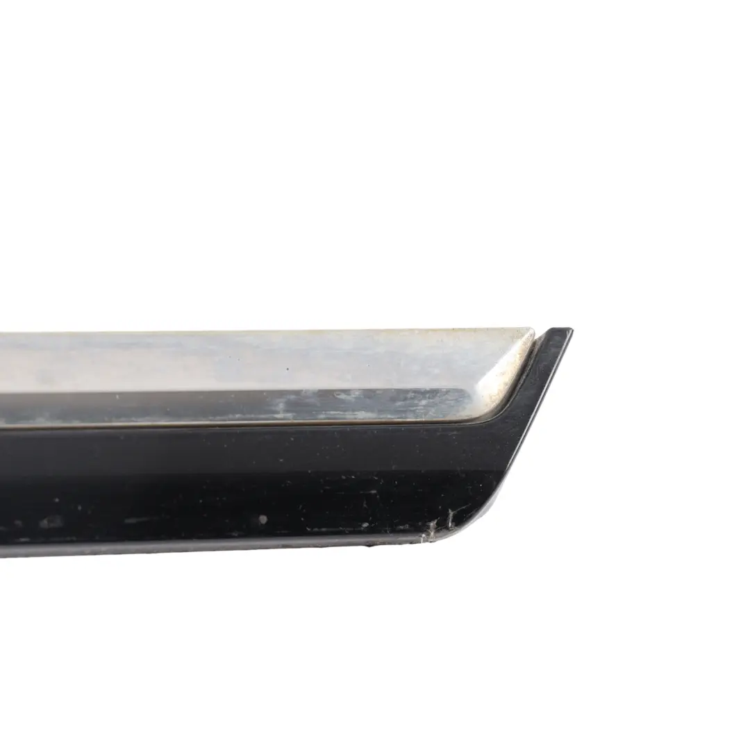 VW Passat B7 Rear Door Lower Moulding Left N/S Deep Black Pearl - C9X - SKU 3AA854949A-DBL - Part number 3AA854949A