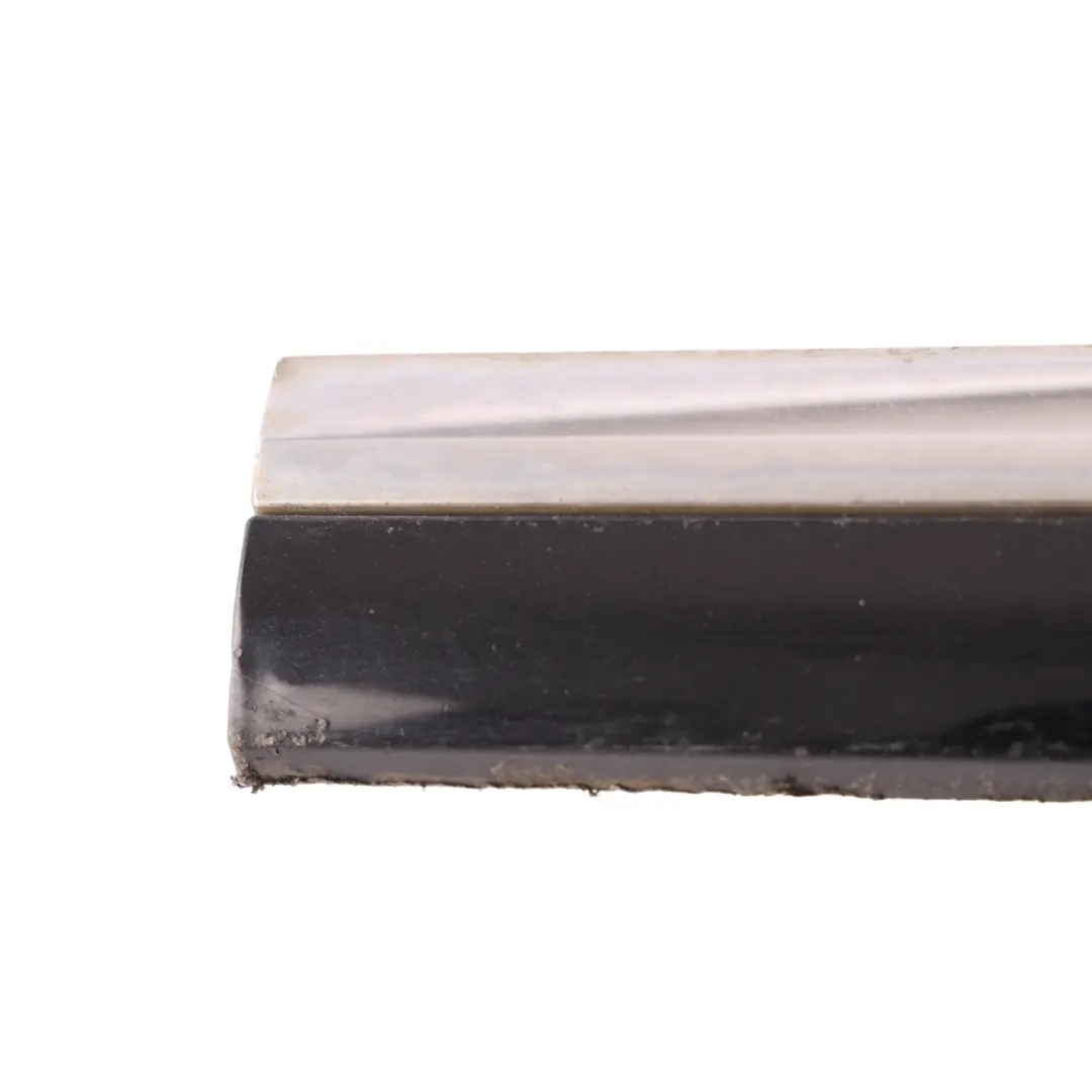 VW Passat B7 Rear Door Lower Moulding Left N/S Deep Black Pearl - C9X - SKU 3AA854949A-DBL - Part number 3AA854949A