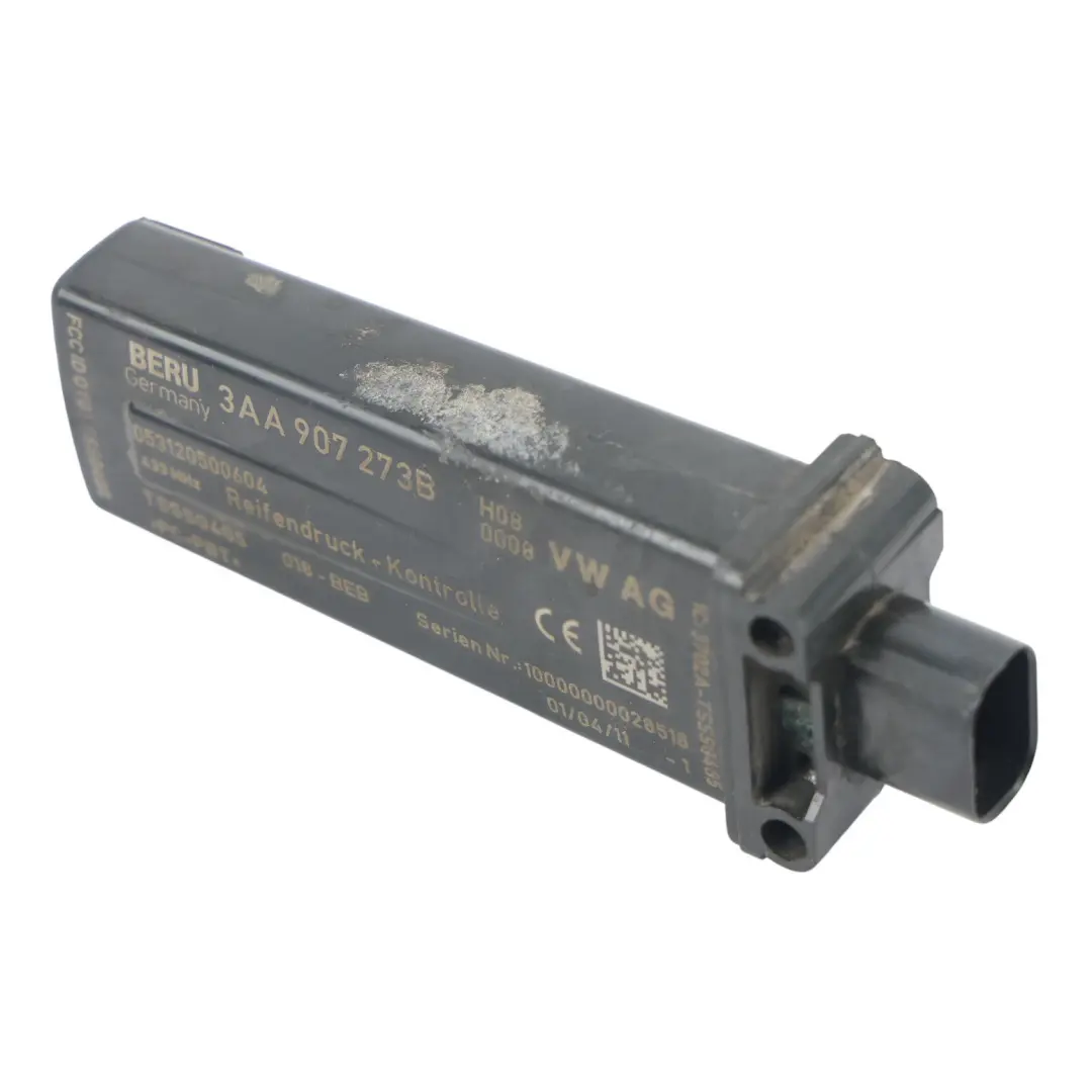 Volkswagen Passat B7 Module Contrôle Pression Pneus TPMS - SKU 3AA907273B - Numéro de pièce 3AA907273B