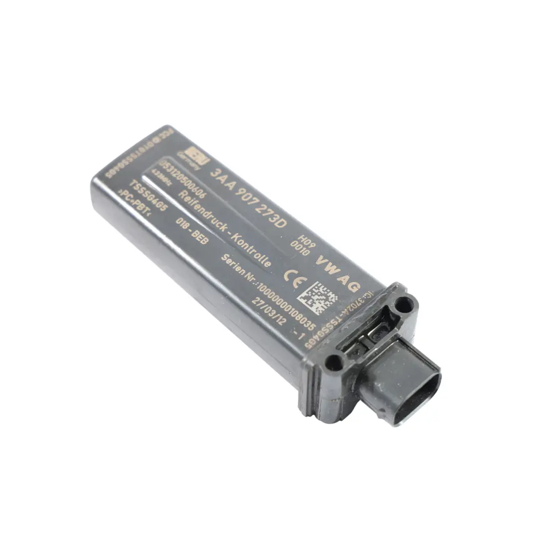 Tyre Pressure Control Unit Sensor Module to Volkswagen Passat B7 with Part number 3AA907273D Volkswagen Passat B7 Tyre Pressure Control Unit Sensor Module - SKU 3AA907273D - Part number 3AA907273D