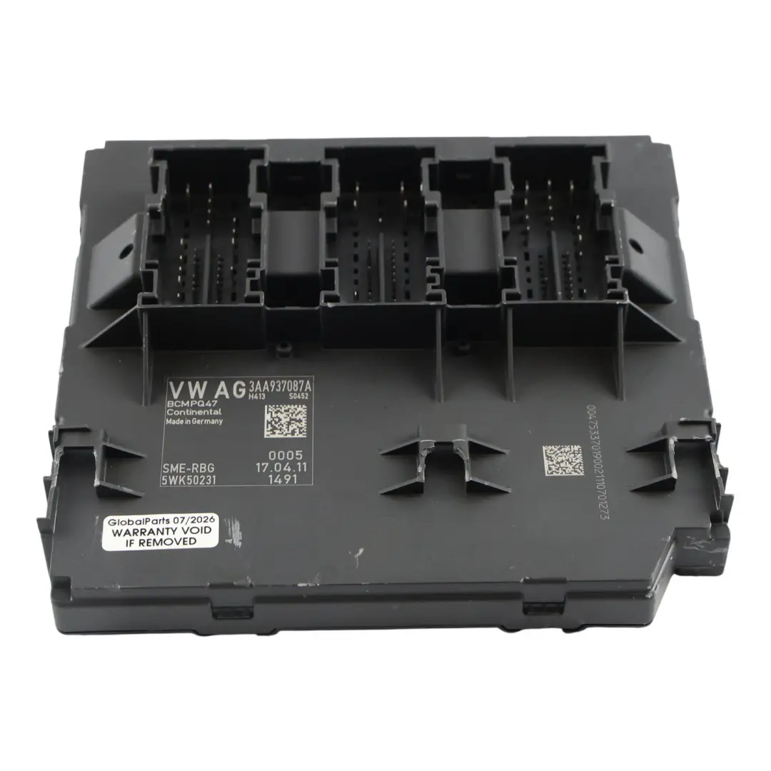 Module BCM Contrôle Carrosserie pour Volkswagen Passat B7 CC 35 36 à propos du numéro de pièce 3AA937087A Volkswagen Passat B7 CC 35 36 Module BCM Contrôle Carrosserie - SKU 3AA937087A-1 - Numéro de pièce 3AA937087A