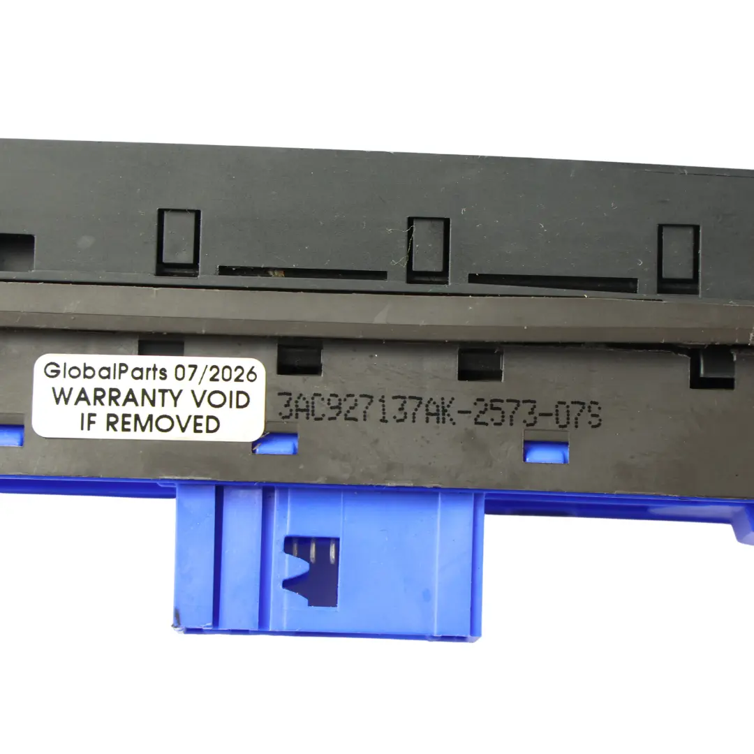 Volkswagen VW Passat B7 CC Auto Start Stop PDC Buttons Switch 3AC927137J - SKU RHD-3AC927137AK - Part number 3AC927137AK