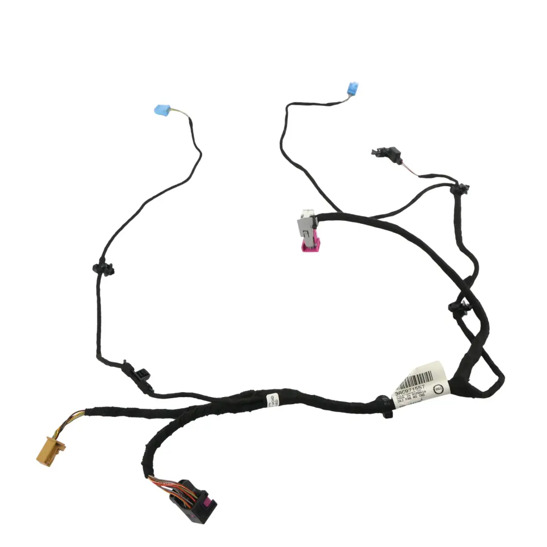 Door Wiring Loom Harness Front Right O/S to VW Volkswagen Passat B7 with Part number 3AC971557 VW Volkswagen Passat B7 Door Wiring Loom Harness Front Right O/S - SKU RHD-3AC971557 - Part number 3AC971557