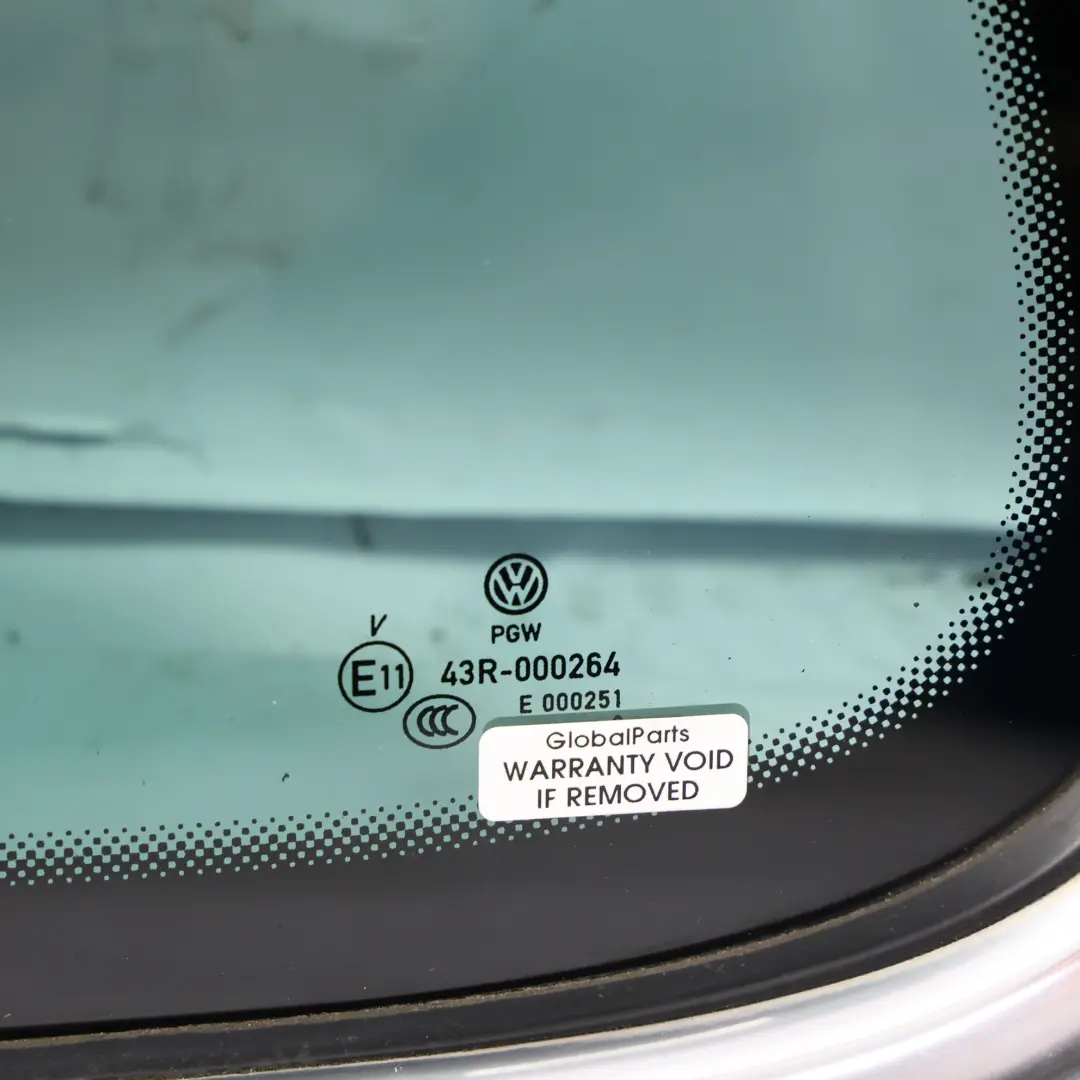 Side Window Glass Tinted Rear Left N/S to Volkswagen Passat B7 with Part number 3AF845297AE Volkswagen Passat B7 Side Window Glass Tinted Rear Left N/S - SKU 3AF845297AE - Part number 3AF845297AE