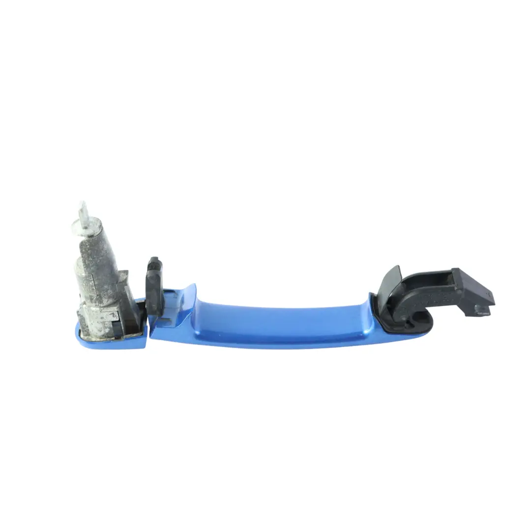 Skoda Fabia Mk1 Door Handle Front Right O/S Madra Race Blue - 8X - SKU RHD-3B0837205G-MDR1 - Part number 3B0837205G