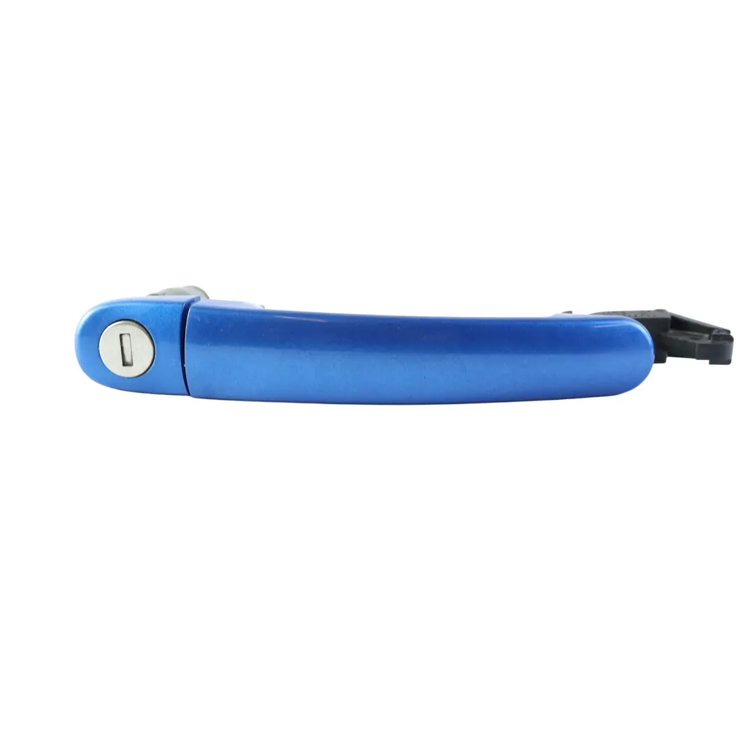 Skoda Fabia Mk1 Door Handle Front Right O/S Madra Race Blue - 8X - SKU RHD-3B0837205G-MDR1 - Part number 3B0837205G