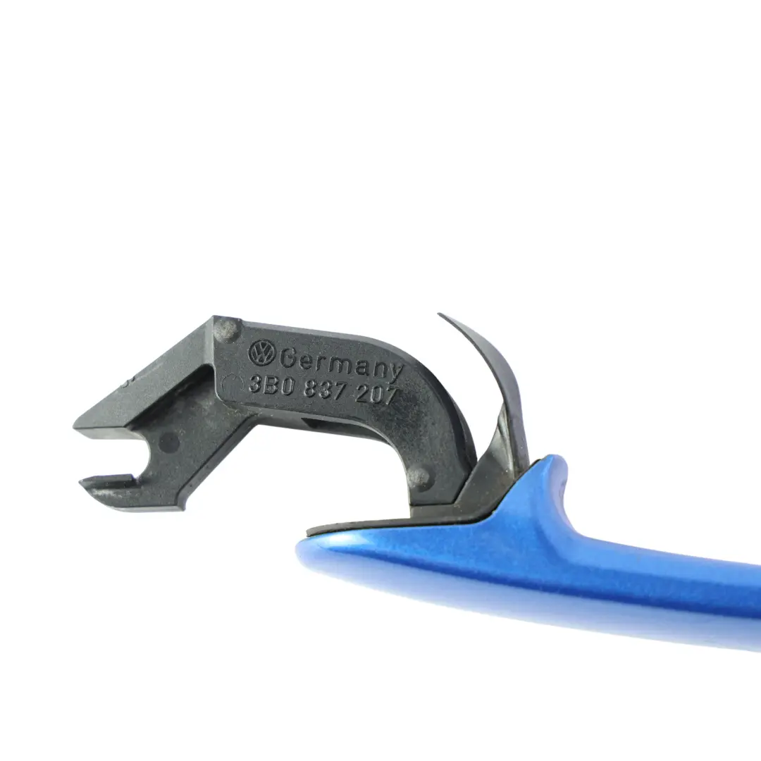 Mk1 Rear Door Handle Left Right N/O/S Madra Race Blue 8X to Skoda Fabia with Part number 3B0837205G Skoda Fabia Mk1 Rear Door Handle Left Right N/O/S Madra Race Blue 8X - SKU 3B0837205G-MDR - Part number 3B0837205G