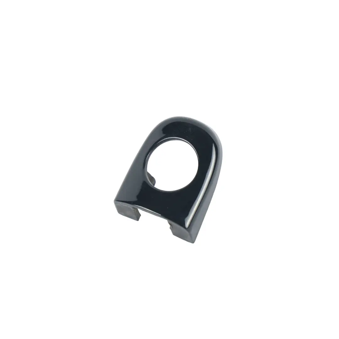 Audi TT 8J Driver's Door Grab Handle Lock Cylinder Cover Brilliant Black Y9B - SKU 3B0837879A-BBL - Part number 3B0837879A