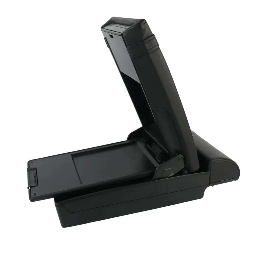 Centre Armrest Leather Soul Black to Volkswagen Passat B6 Rear Seat with Part number 3C0885081F Volkswagen Passat B6 Rear Seat Centre Armrest Leather Soul Black - SKU 3C0885081F-1 - Part number 3C0885081F