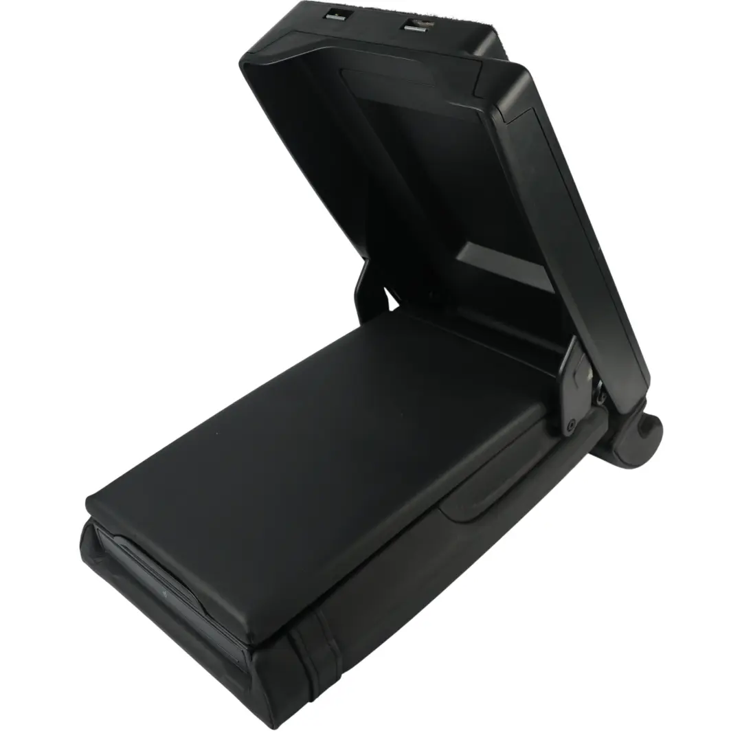 Reposabrazos Central Trasero Cuero Negro para Volkswagen Passat B6 con número de pieza 3C0885081F Volkswagen Passat B6 Reposabrazos Central Trasero Cuero Negro - SKU 3C0885081F-1 - Número de pieza 3C0885081F