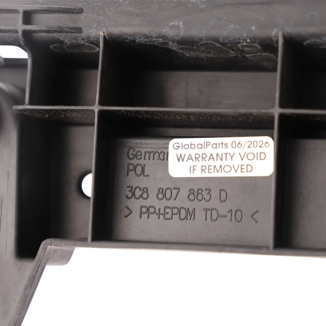 Volkswagen Passat CC Rear Bumper Mount Bracket Support Centre Middle - SKU 3C8807863D - Part number 3C8807863D