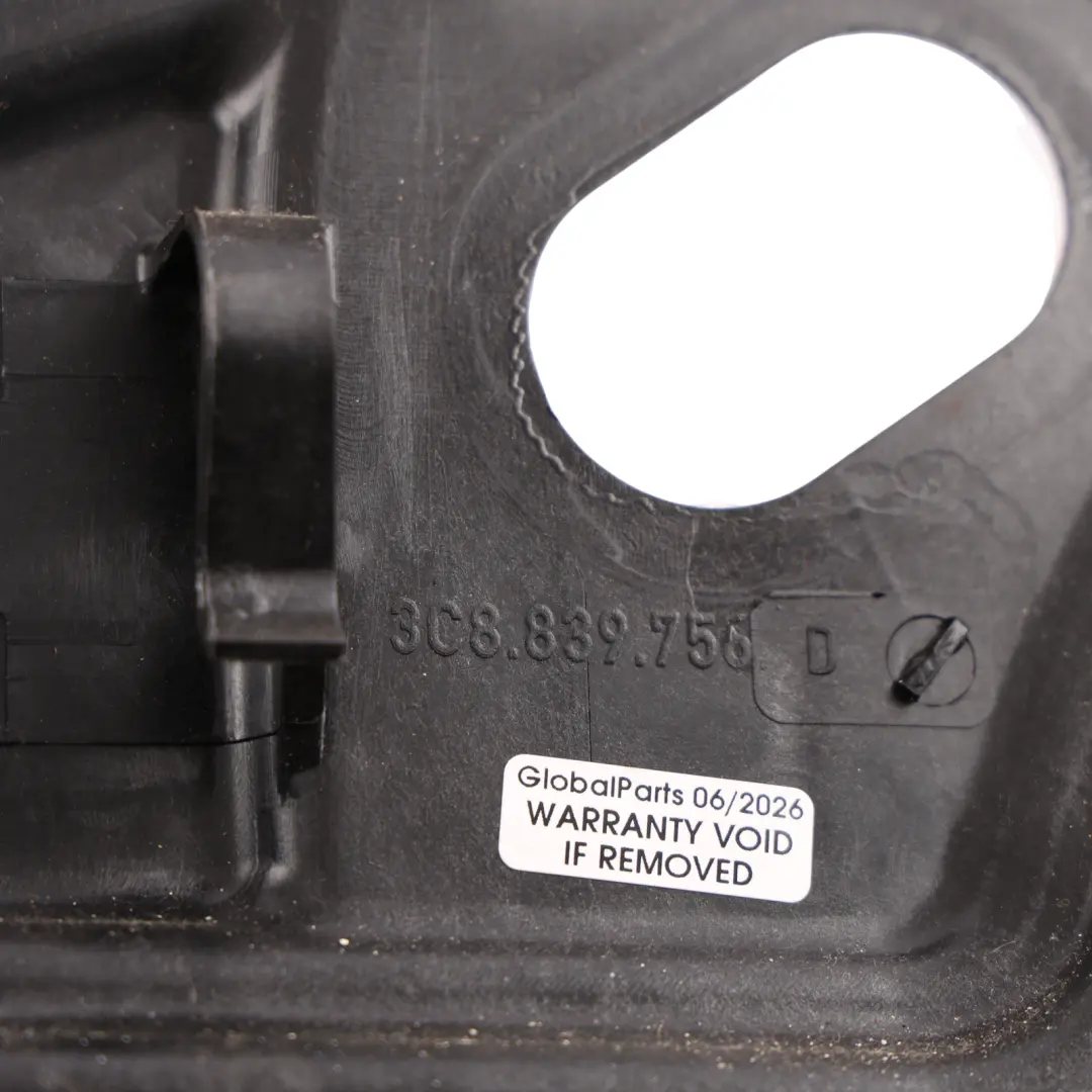 Volkswagen Passat CC Door Card Interior Inner Panel Rear Right O/S 3C8837756D - SKU 3C8839756D - Part number 3C8839756D