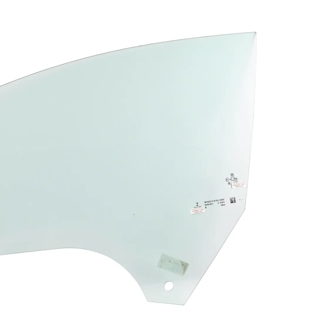 Volkswagen Passat CC Front Door Window Glass Left N/S Green - SKU 3C8845201C - Part number 3C8845201C