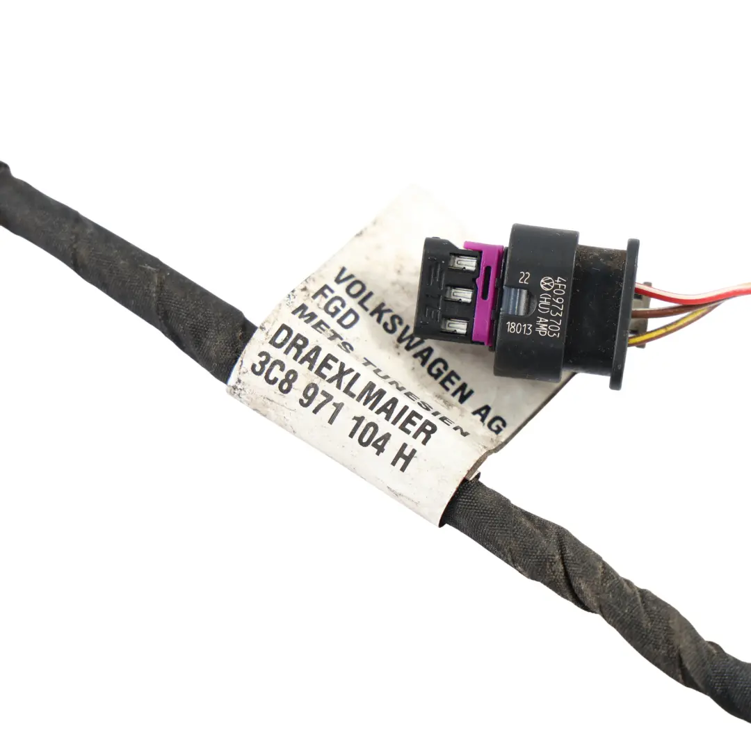 Volkswagen Passat CC Cableado Sensor Aparcamiento Paragolpes Trasero - SKU 3C8971104H - Número de pieza 3C8971104H