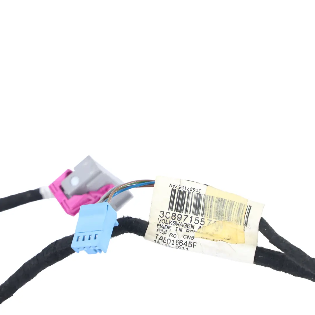 Kabelbaum Tür Vorne Rechts für Volkswagen Passat CC mit Teilenummer 3C8971557AN Volkswagen Passat CC Kabelbaum Tür Vorne Rechts - SKU 3C8971557AN - Teilenummer 3C8971557AN