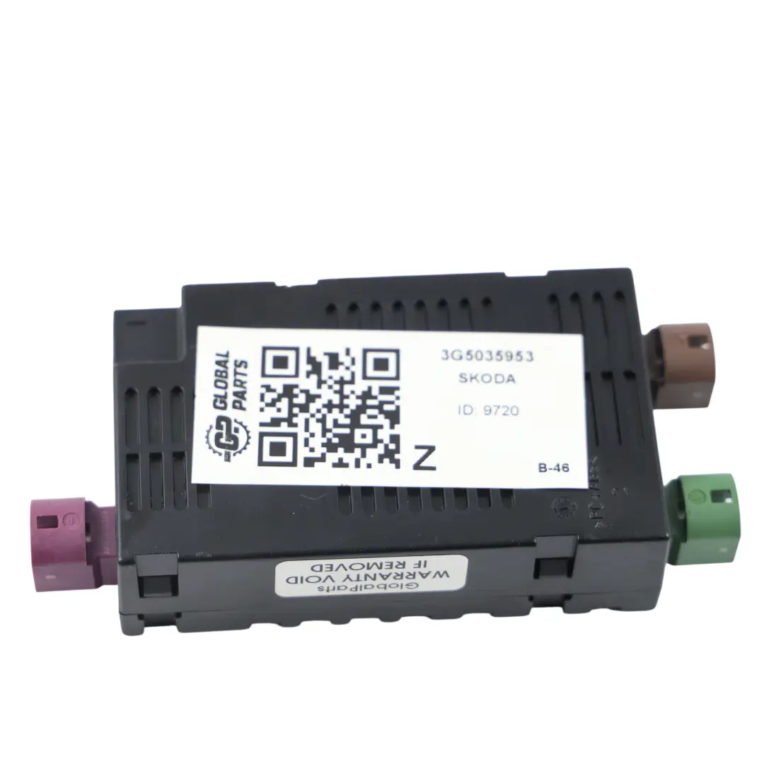 Skoda Karoq Superb 3V Rozdzielacz USB Moduł Przetwornicy Napięcia - SKU 3G5035953 - Numer Części 3G5035953