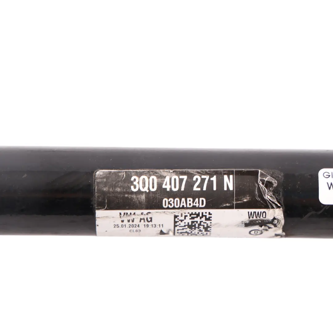 Driveshaft Drive Shaft Front Left N/S 2.0 TDI DFEA to VW Caddy SB with Part number 3Q0407271N VW Caddy SB Driveshaft Drive Shaft Front Left N/S 2.0 TDI DFEA - SKU 3Q0407271N - Part number 3Q0407271N