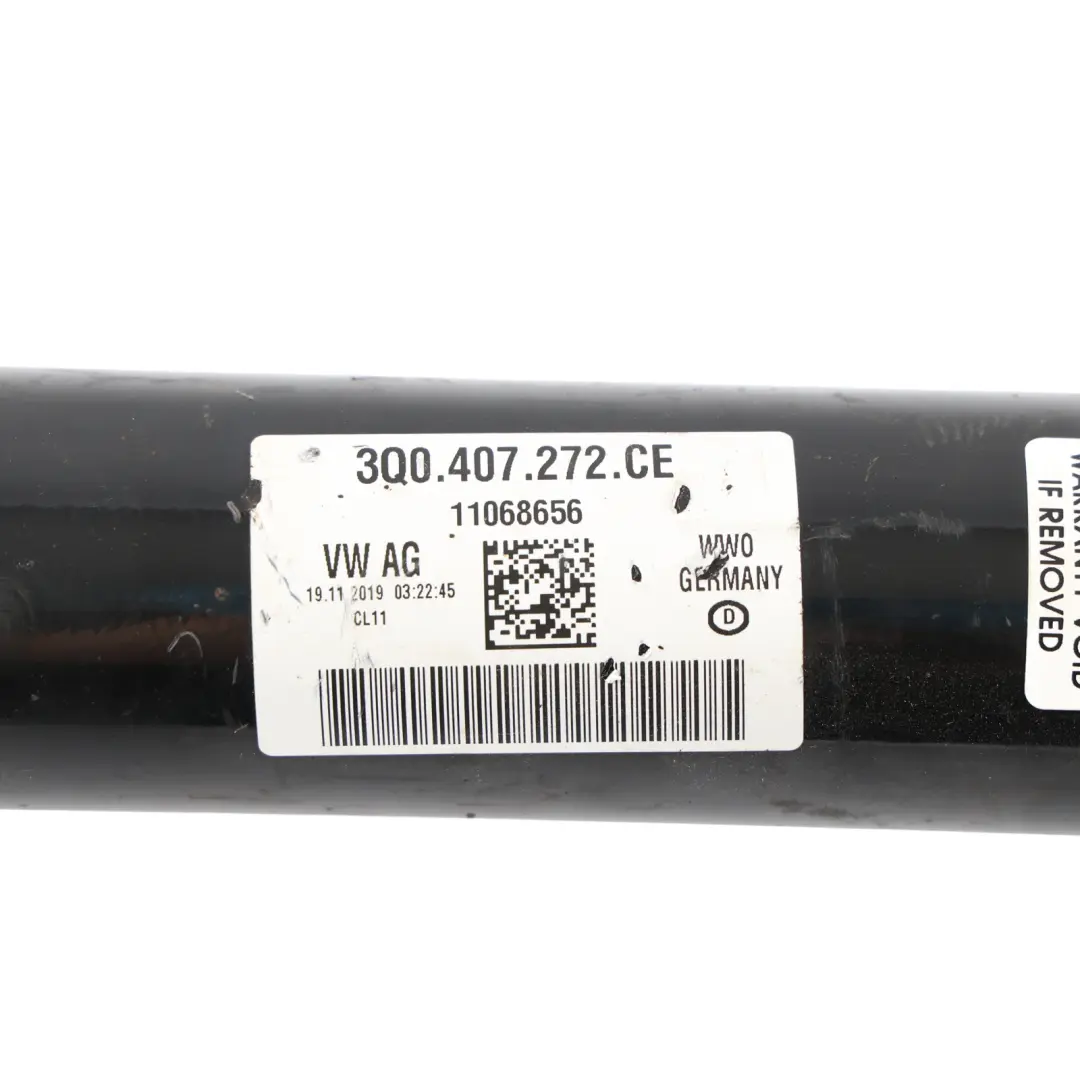 Mk2 VW Tiguan Mk2 Front Driveshaft Drive Shaft Right O/S to Audi Q3 F3 with Part number 3Q0407272CE Audi Q3 F3 Mk2 VW Tiguan Mk2 Front Driveshaft Drive Shaft Right O/S - SKU 3Q0407272CE - Part number 3Q0407272CE
