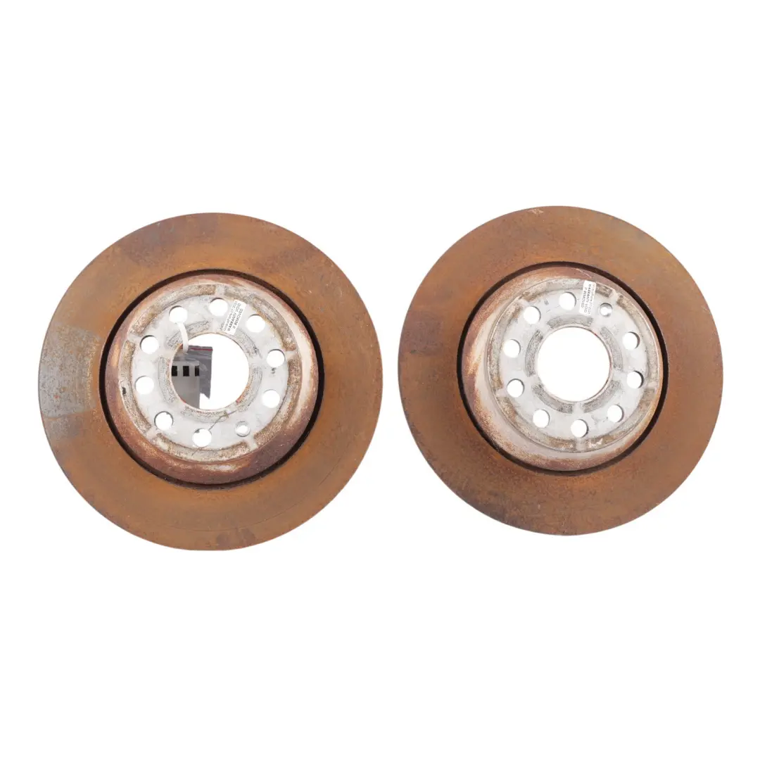 Volkswagen Golf Mk7 5G Rear Axle Brake Disc Left Right N/O/S Set X2 - SKU 3Q0615601A - Part number 3Q0615601A