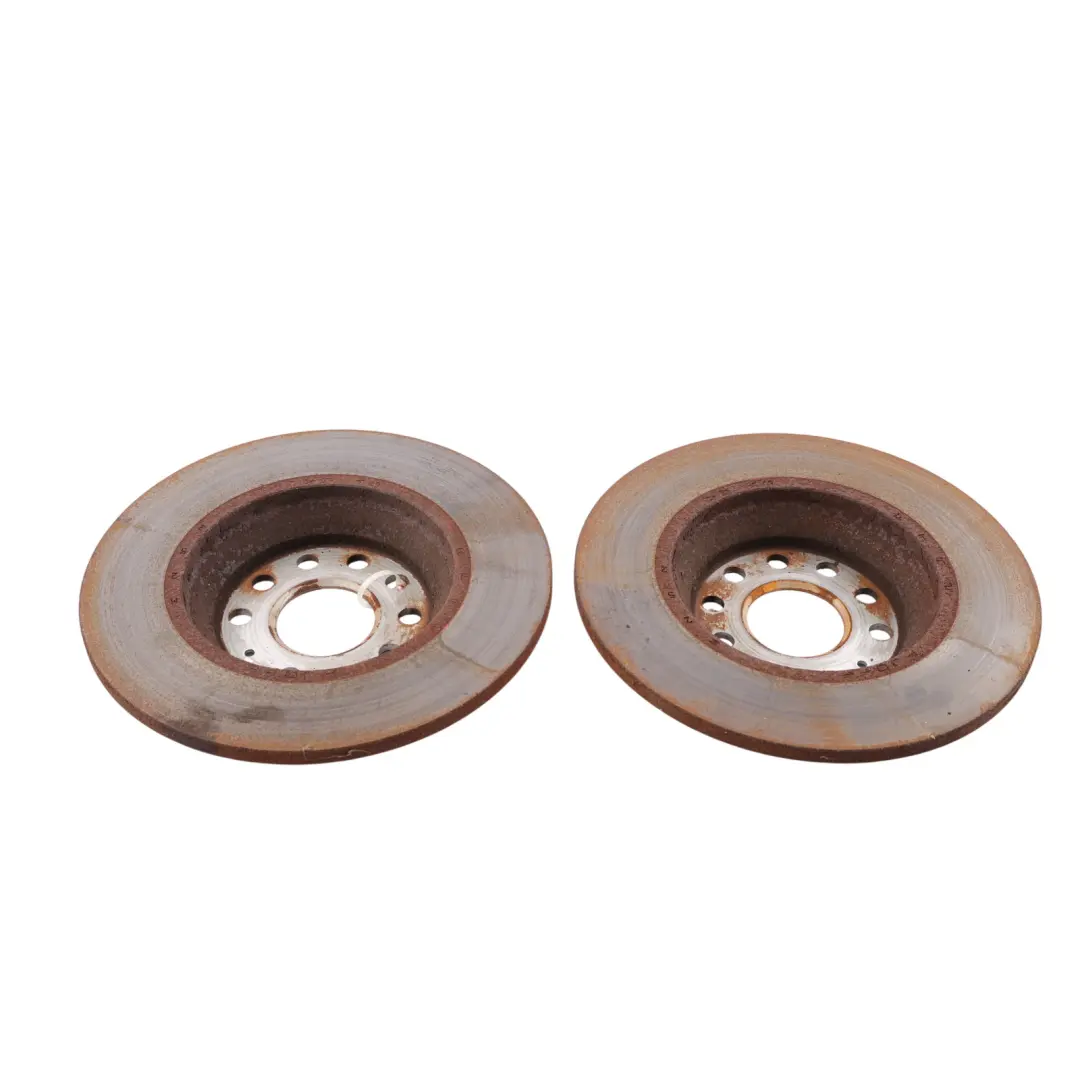 Volkswagen Golf Mk7 5G Rear Axle Brake Disc Left Right N/O/S Set X2 - SKU 3Q0615601A - Part number 3Q0615601A