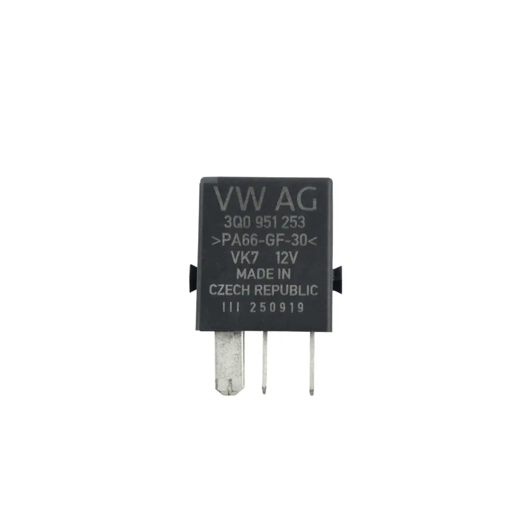 Skoda Karoq Mk1 Octavia Mk3 Audi A1 8X Q3 F3 4 Pin Power Relay - SKU 3Q0951253 - Part number 3Q0951253