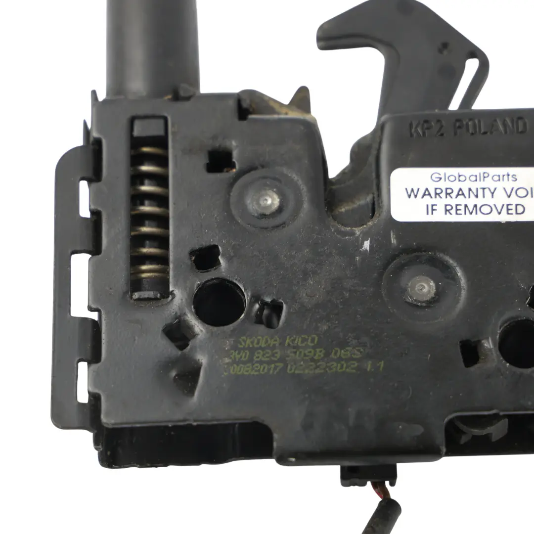 3V Bonnet Lock Mechanism Front Left Right N/O/S to Skoda Superb with Part number 3V0823509B Skoda Superb 3V Bonnet Lock Mechanism Front Left Right N/O/S - SKU 3V0823509B - Part number 3V0823509B