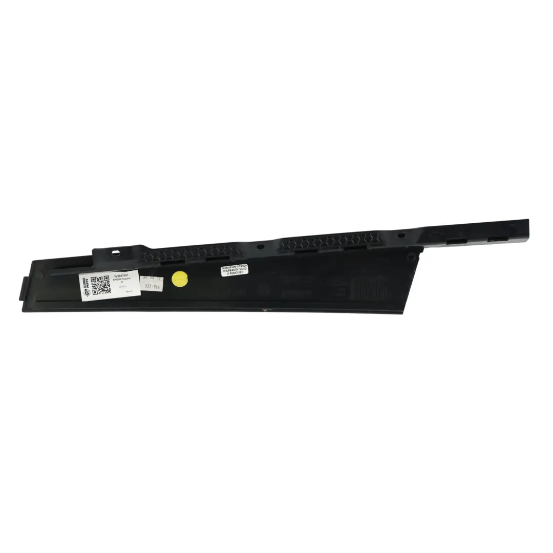 Skoda Superb MK3 Rivestimento Montante Porta Anteriore Nero Sinistro - SKU 3V0837901 - Numero di parte 3V0837901