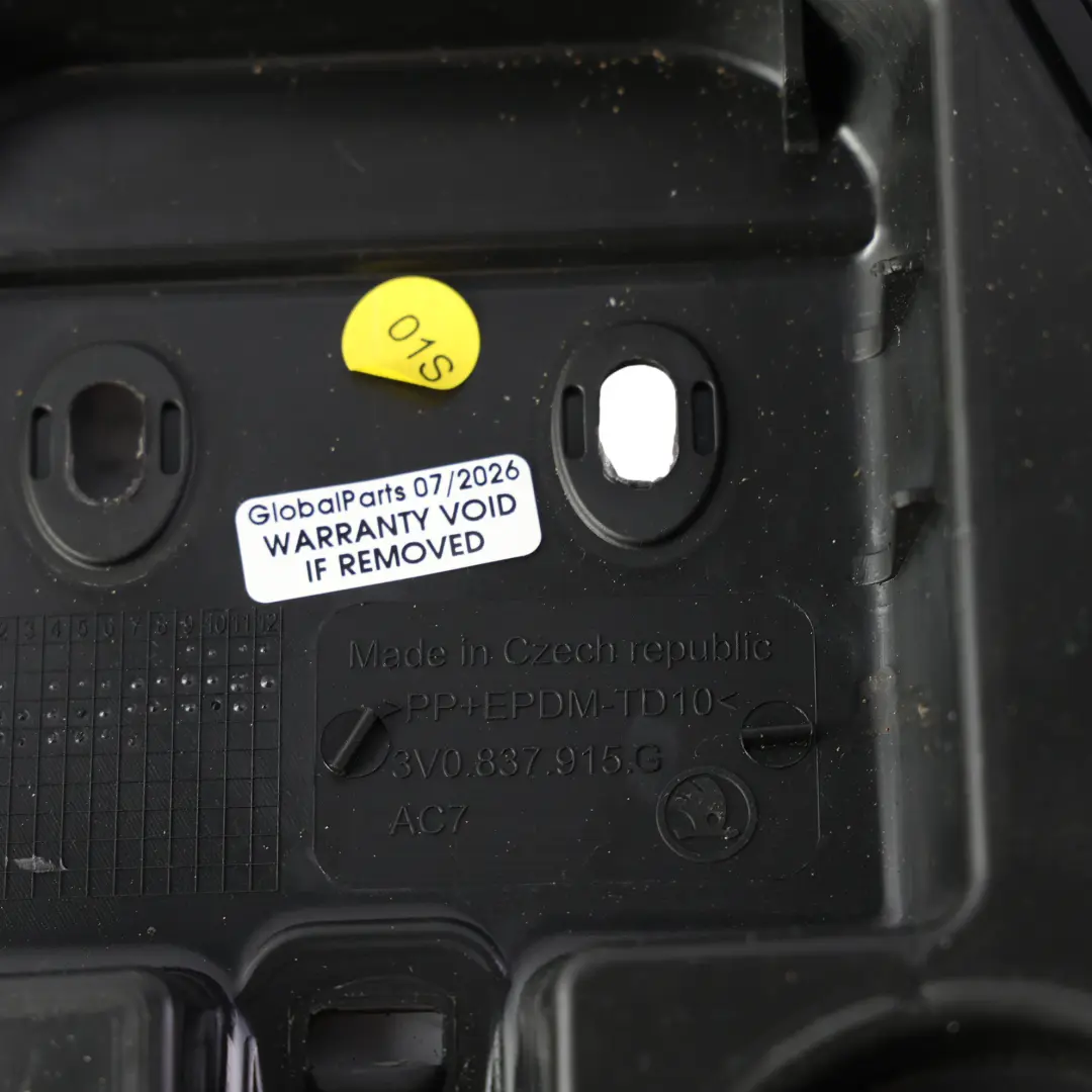 3V Window Regulator Cover Side Panel Front Left N/S to Skoda Superb with Part number 3V0837915G Skoda Superb 3V Window Regulator Cover Side Panel Front Left N/S - SKU 3V0837915G - Part number 3V0837915G