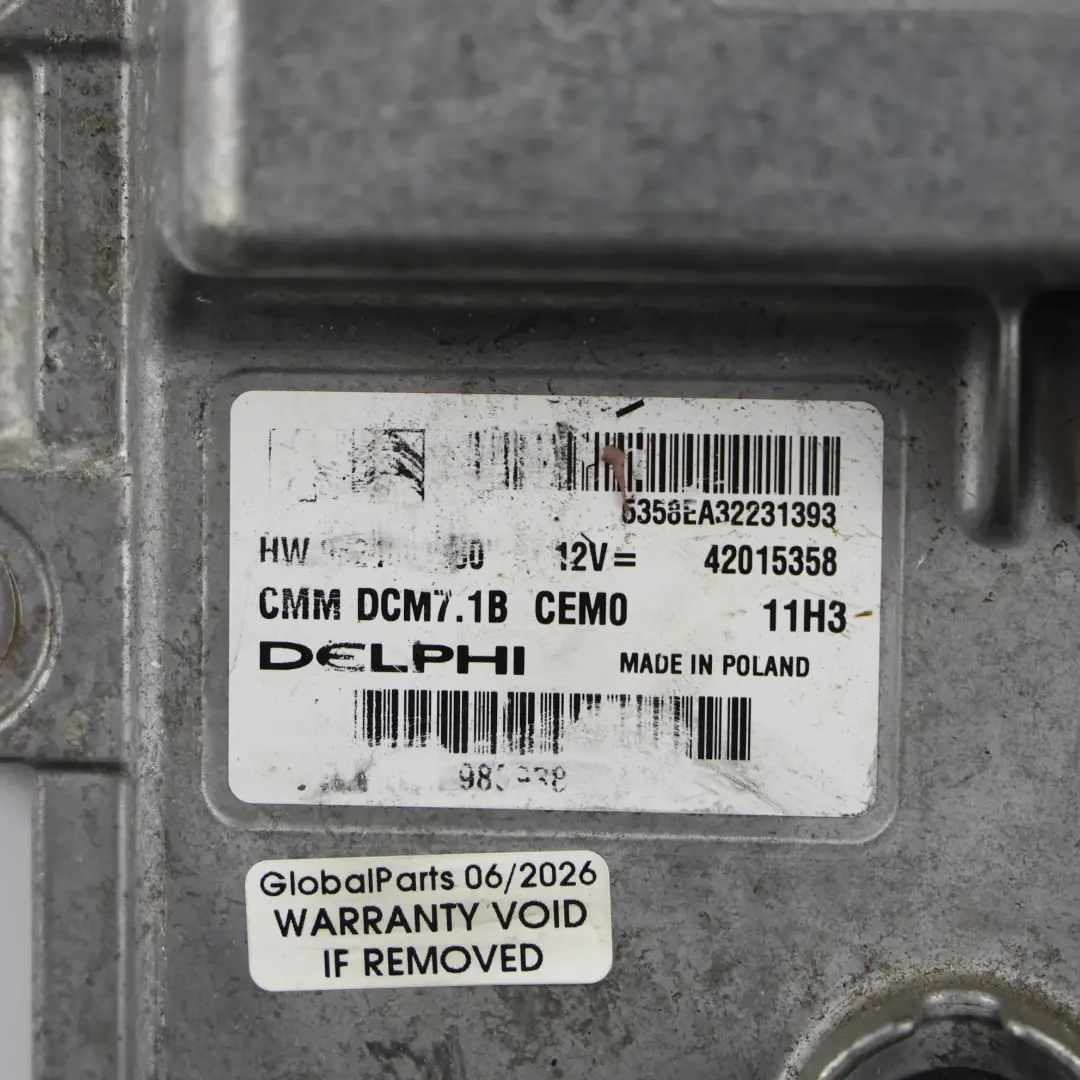  Citroen Relay Mk3 2.2 Diesel DW12RUD 140HP Sterownik ECU Manual - SKU 42015358-1 - Numer Części 42015358