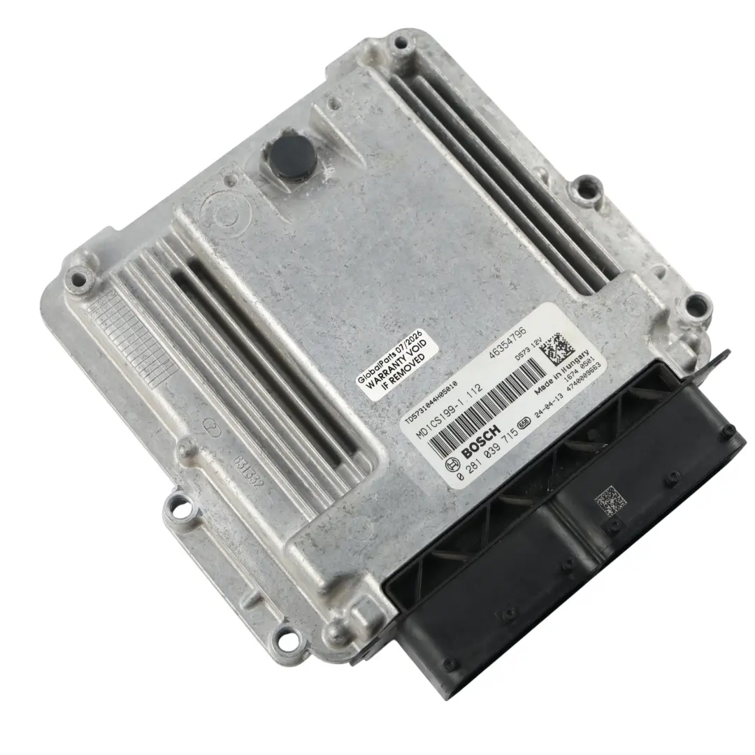 Opel Movano C 2.2 BlueHDI B22LUE 140HP Motor Steuergerät Manuell - SKU 46354796 - Teilenummer 46354796