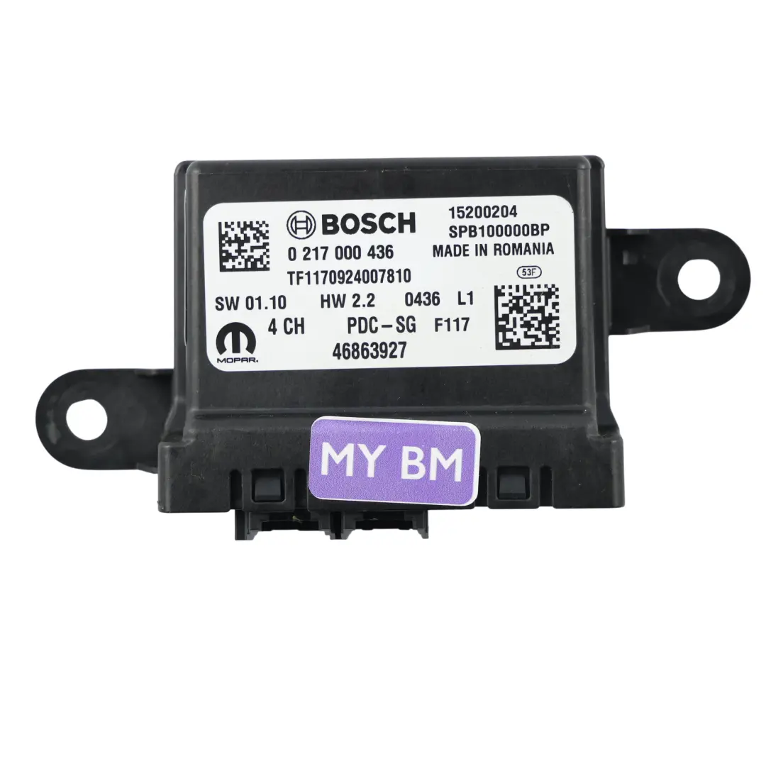 Opel Movano C Unità Modulo Sensori Parcheggio PDC - SKU 46863927 - Numero di parte 46863927