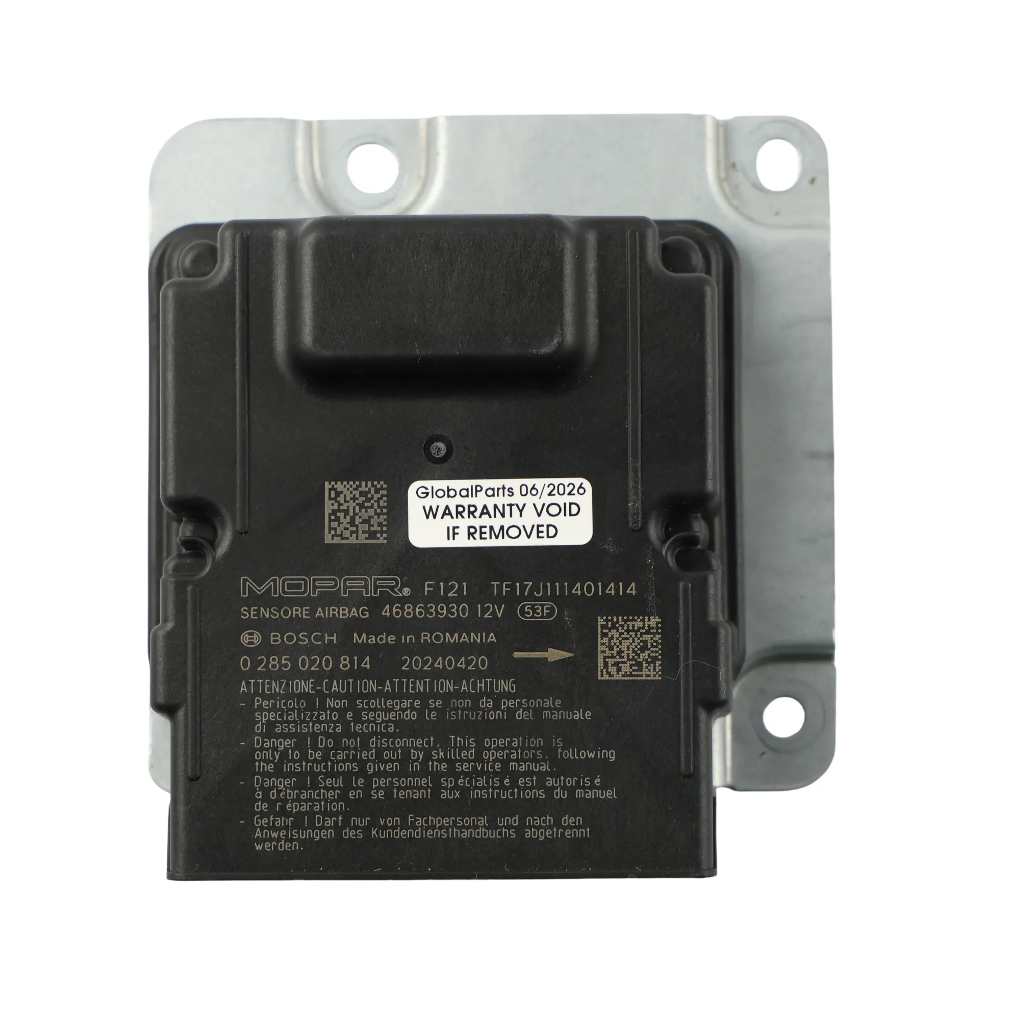 Opel Movano C Fiat Ducato MK3 Unidad Control Módulo Aire 46863930