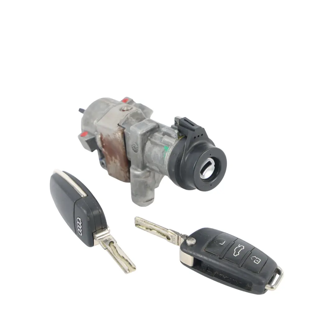 Barillet Serrure Contacteur Allumage + 2 Clés pour Audi A4 B7 à propos du numéro de pièce 4B0905851P Audi A4 B7 Barillet Serrure Contacteur Allumage + 2 Clés - SKU 4B0905851P - Numéro de pièce 4B0905851P