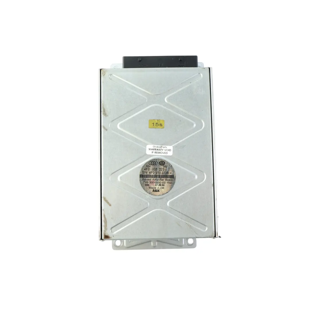 Audi A6 C6 S6 Amplificatore Audio Bose Sistema Altoparlanti - SKU 4F0035223 - Numero di parte 4F0035223
