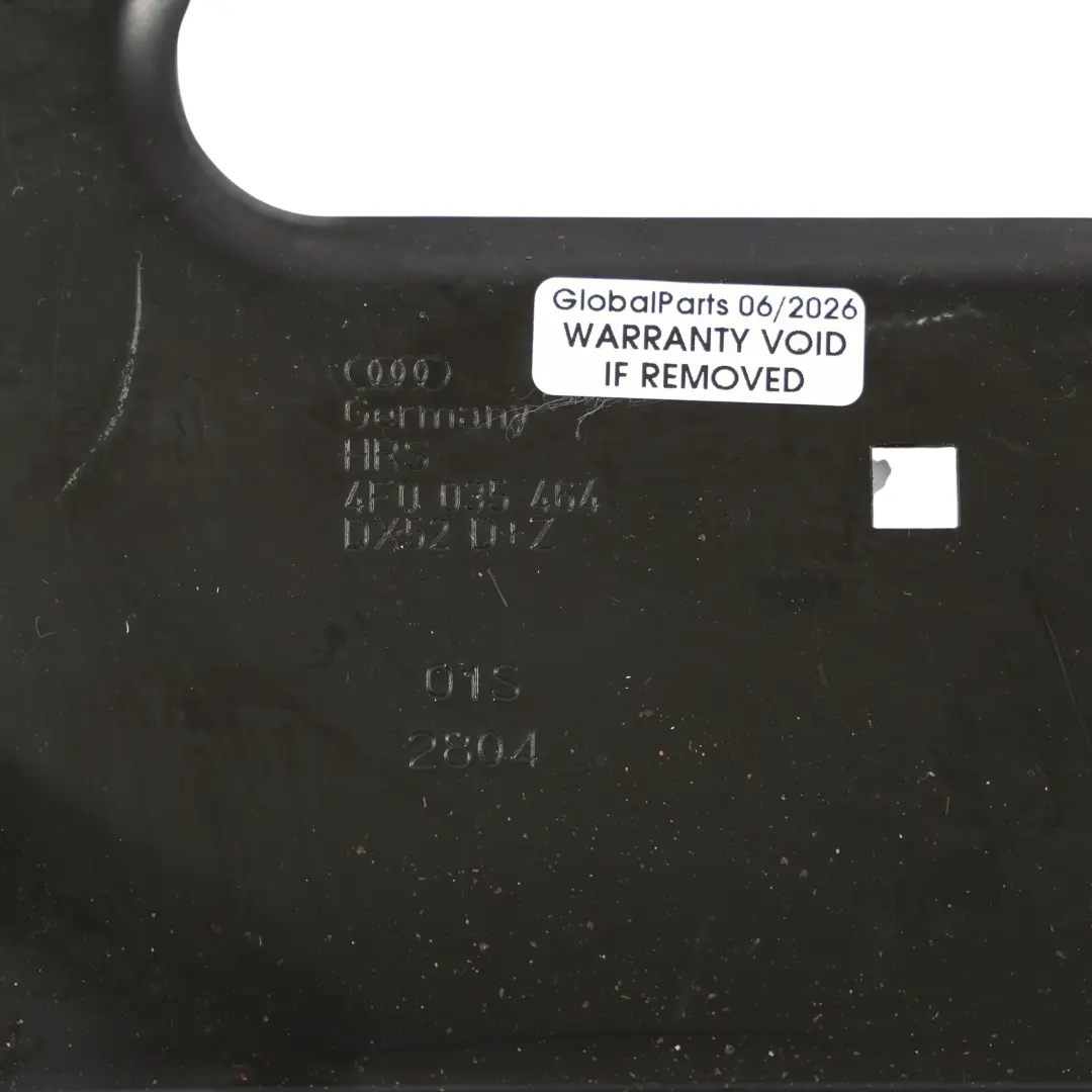 4F Radio Amplifier Mounting Bracket Holder Support Plate to Audi A6 C6 with Part number 4F0035464 Audi A6 C6 4F Radio Amplifier Mounting Bracket Holder Support Plate - SKU 4F0035464 - Part number 4F0035464