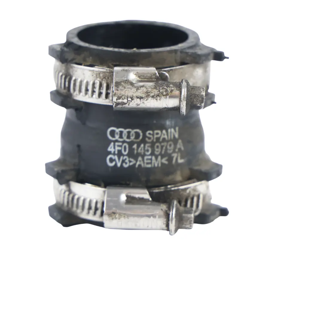 Charge Air Cooler Pressure Hose Upper Left N/S to Audi A6 C6 Intercooler with Part number 4F0145979A Audi A6 C6 Intercooler Charge Air Cooler Pressure Hose Upper Left N/S - SKU 4F0145979A - Part number 4F0145979A