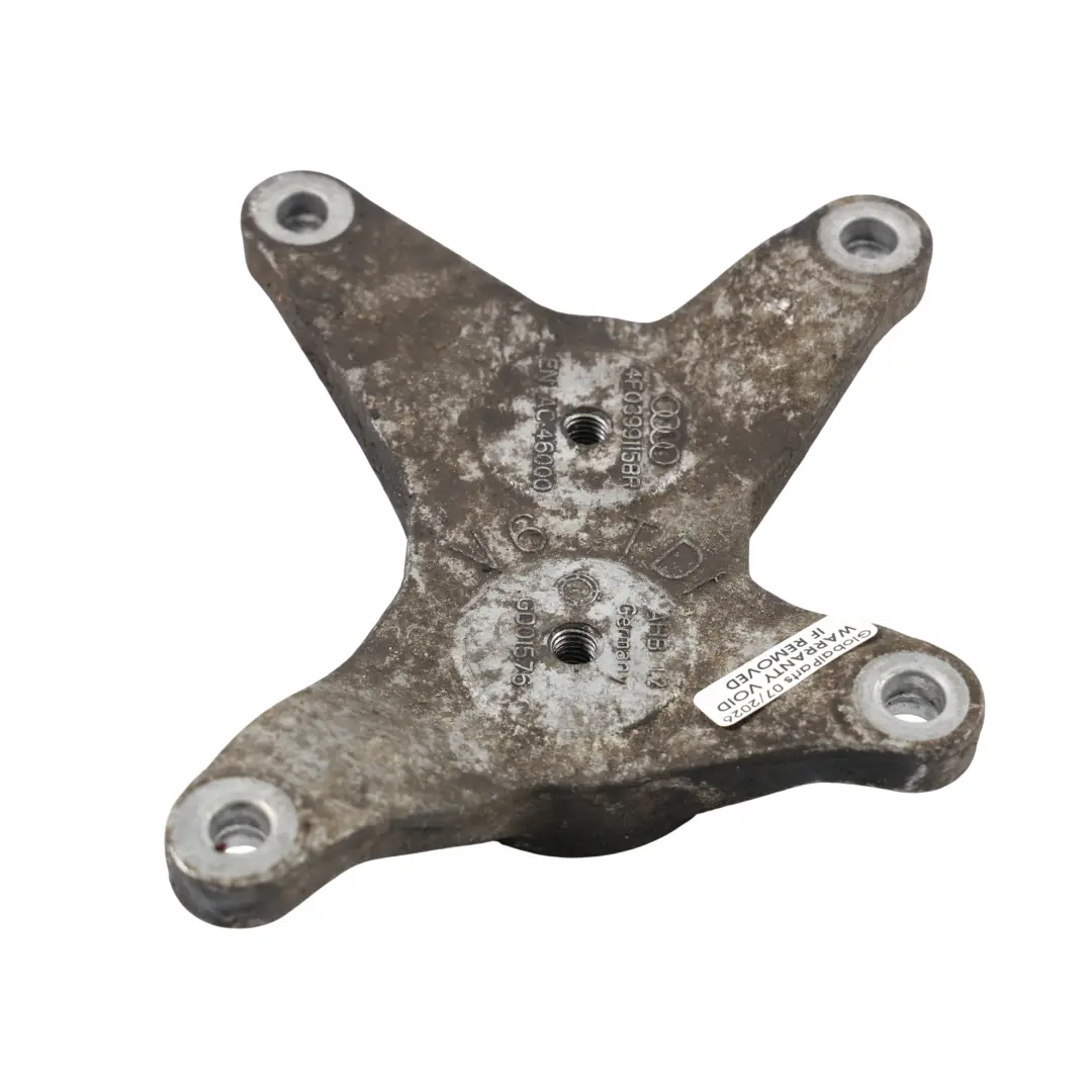 4F Gearbox Support Mount Carrier Frame Automatic to Audi A6 C6 S6 with Part number 4F0399115BR Audi A6 C6 S6 4F Gearbox Support Mount Carrier Frame Automatic - SKU 4F0399115BR - Part number 4F0399115BR