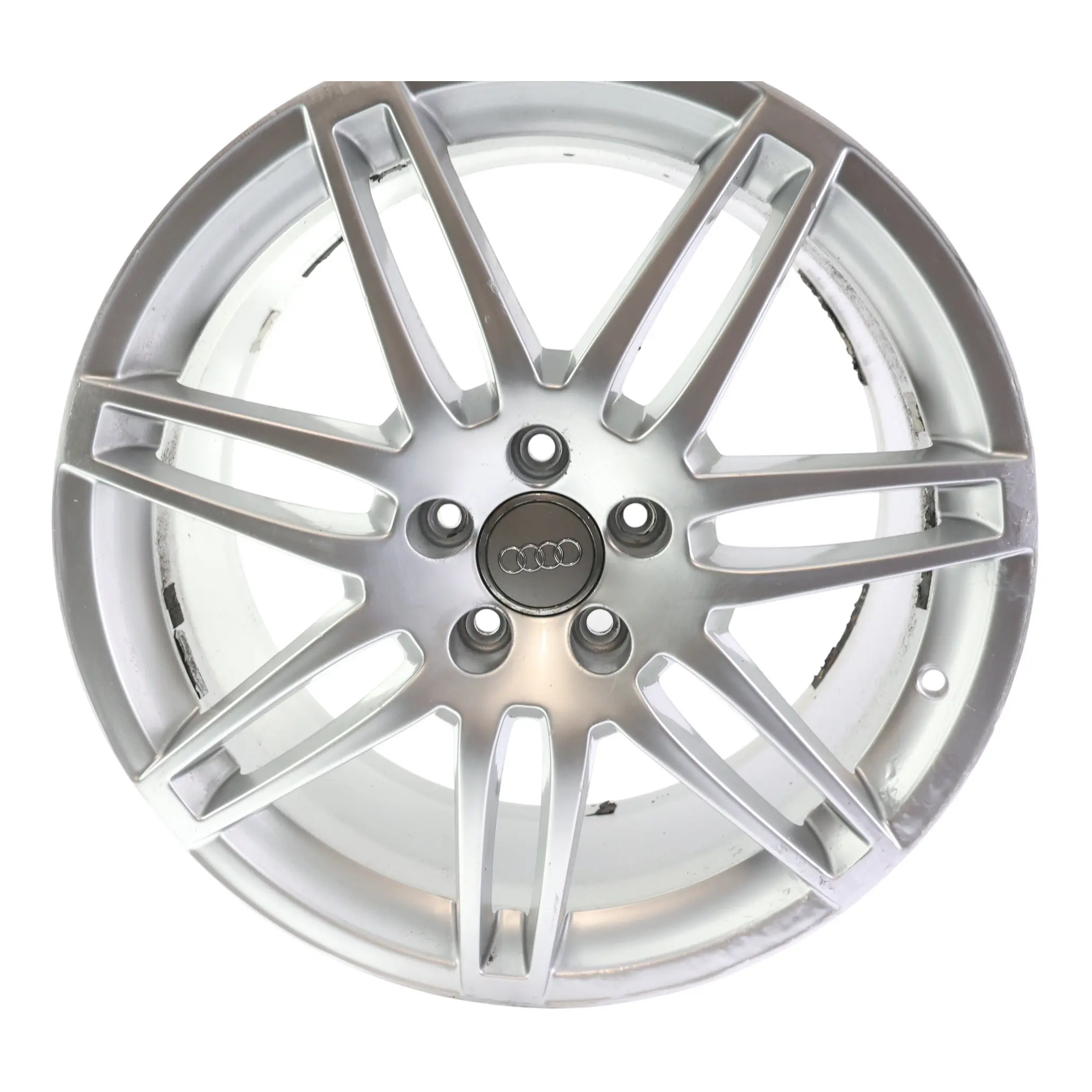 Audi A6 C6 Silberne Alufelge 19" 8,5J ET:48 Doppelspeiche Le Mans 4F0601025BA