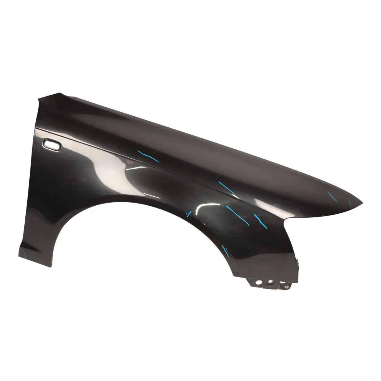 Audi A6 C6 Side Panel Front Right O/S Wing Fender Oyster Grey Metallic - Z7Q
