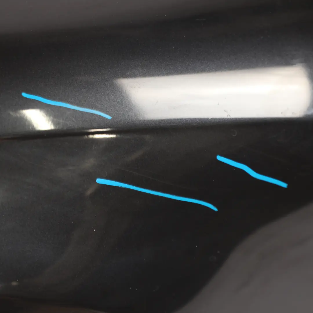 Audi A6 C6 Side Panel Front Right O/S Wing Fender Oyster Grey Metallic - Z7Q - SKU 4F0821104A-OGM - Part number 4F0821104A