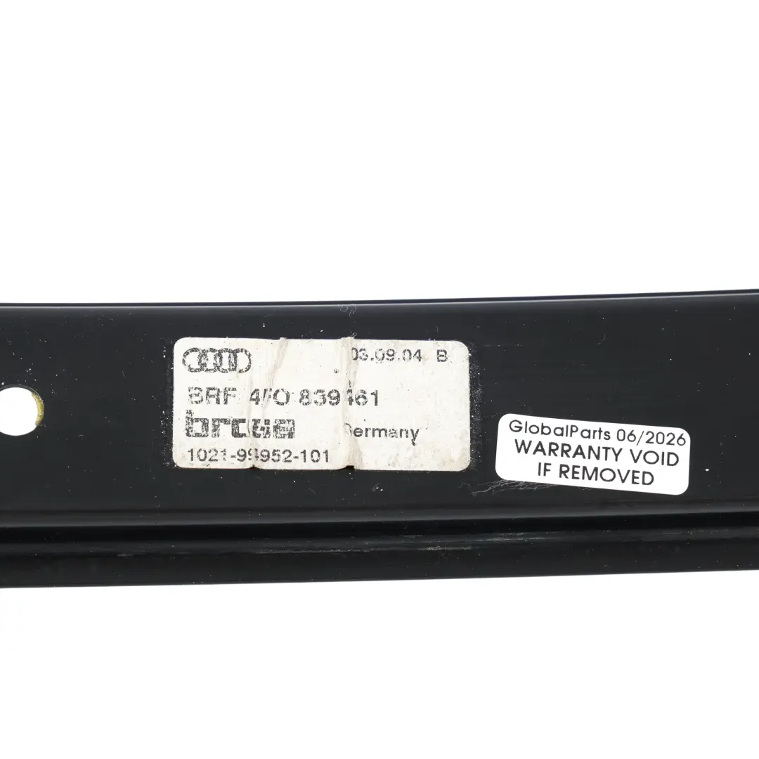 Audi A6 C6 Unidad Regulador Elevalunas Puerta Trasero Izquierdo - SKU 4F0839461 - Número de pieza 4F0839461