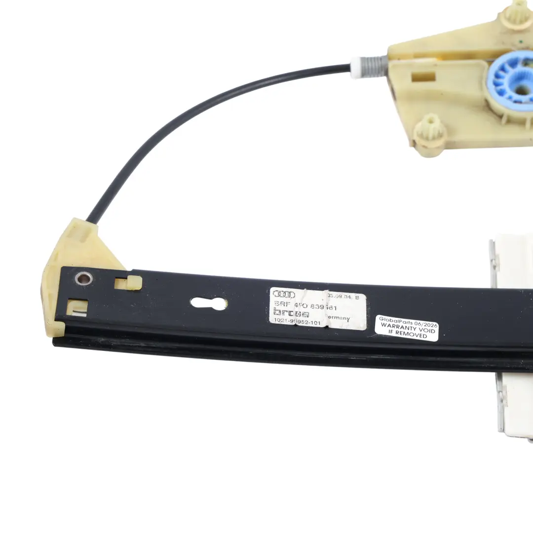 Audi A6 C6 Podnośnik Szyby Tylny Lewy - SKU 4F0839461 - Numer Części 4F0839461
