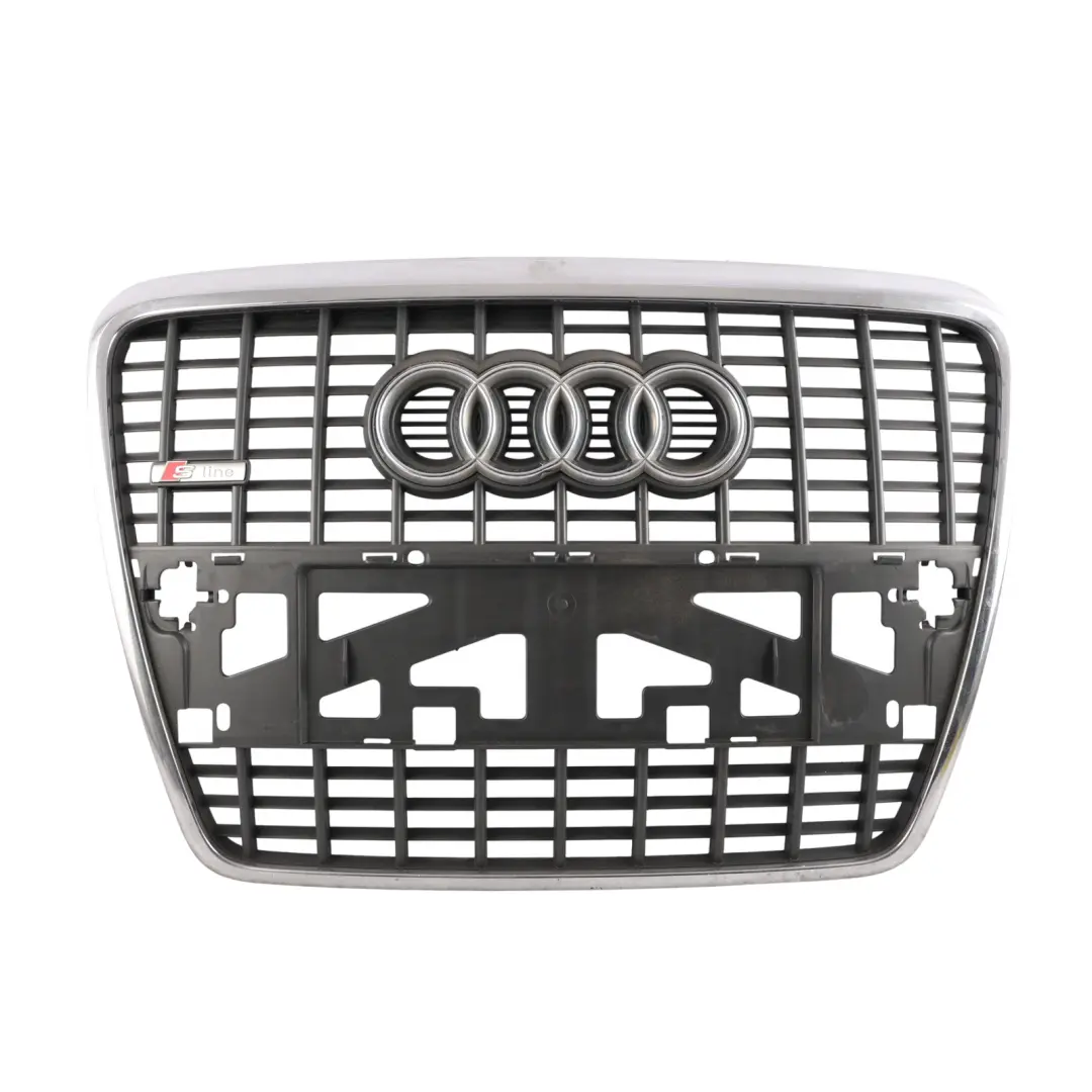 Front Bumper Centre Upper Grille Radiator Trim Panel to Audi A6 C6 with Part number 4F0853651L Audi A6 C6 Front Bumper Centre Upper Grille Radiator Trim Panel - SKU 4F0853651L - Part number 4F0853651L