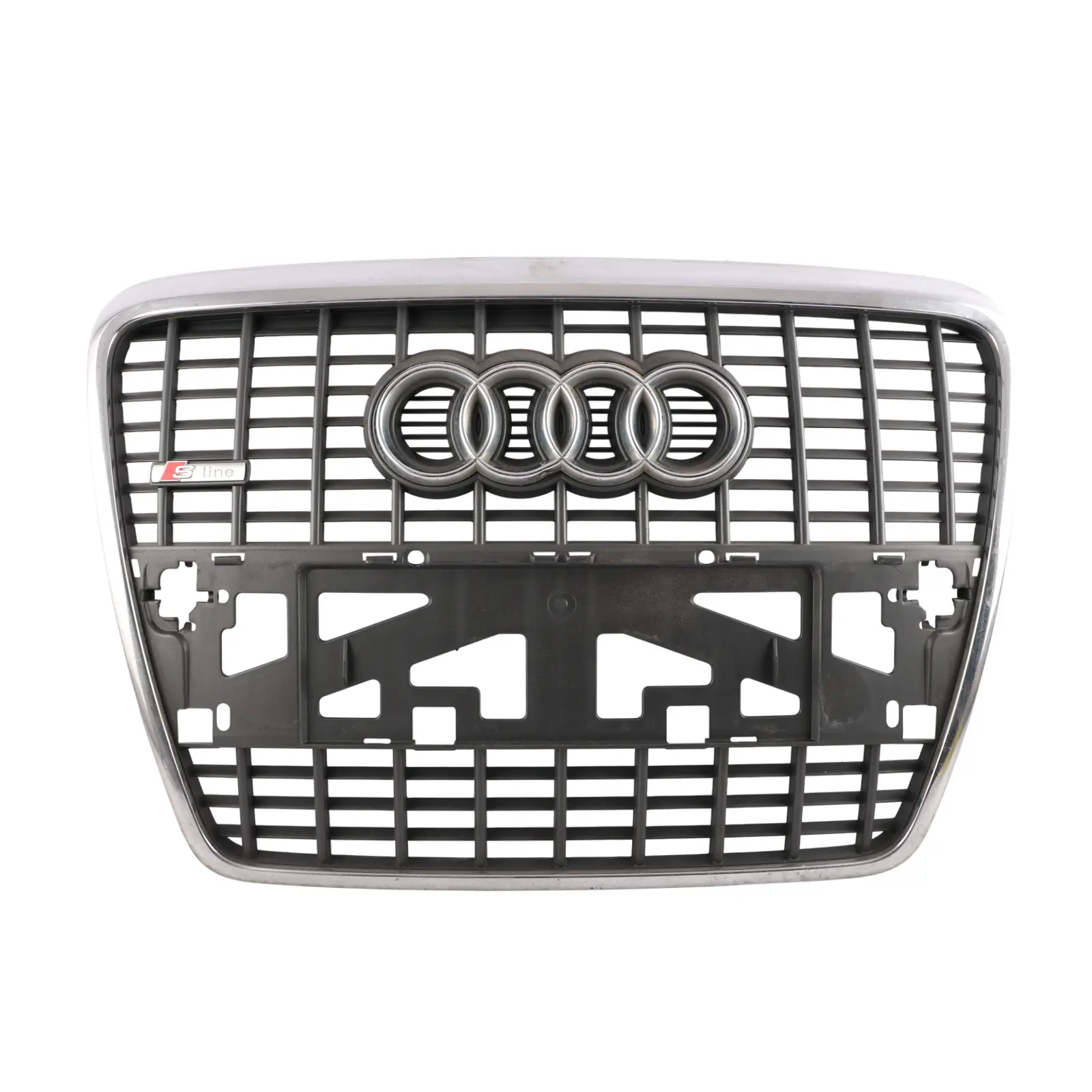 Audi A6 C6 Front Bumper Centre Upper Grille Radiator Trim Panel 4F0853651L