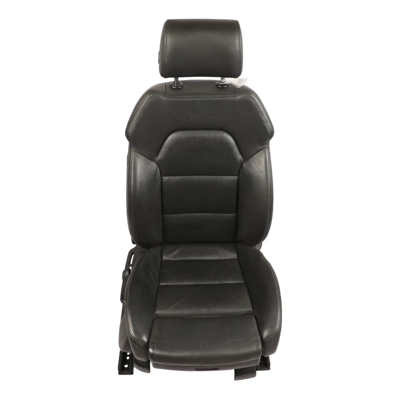 Audi A6 C6 S Line Sport Seat Heated Front Right O/S Black Leather Milano