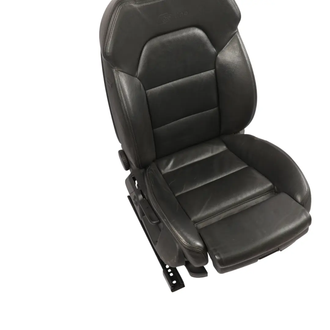 Heated Front Right O/S Black Leather Milano to Audi A6 C6 S Line Sport Seat with Part number 4F0881806BD Audi A6 C6 S Line Sport Seat Heated Front Right O/S Black Leather Milano - SKU 4F0881806BD-2 - Part number 4F0881806BD