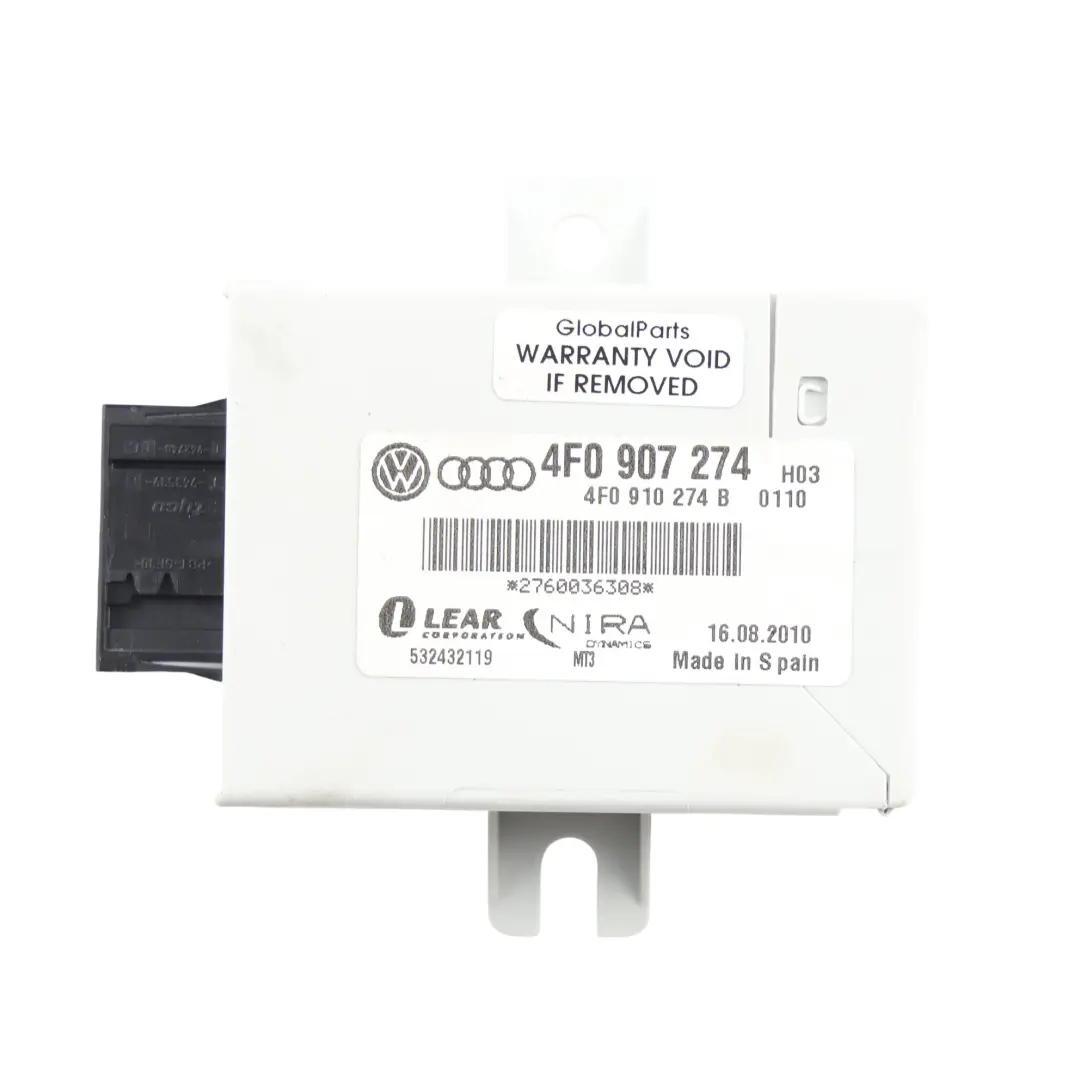 Audi A6 S6 4F Q7 4L Modulo Controllo Pressione Gomme 3.0 TDI CJGA - SKU 4F0907274 - Numero di parte 4F0907274