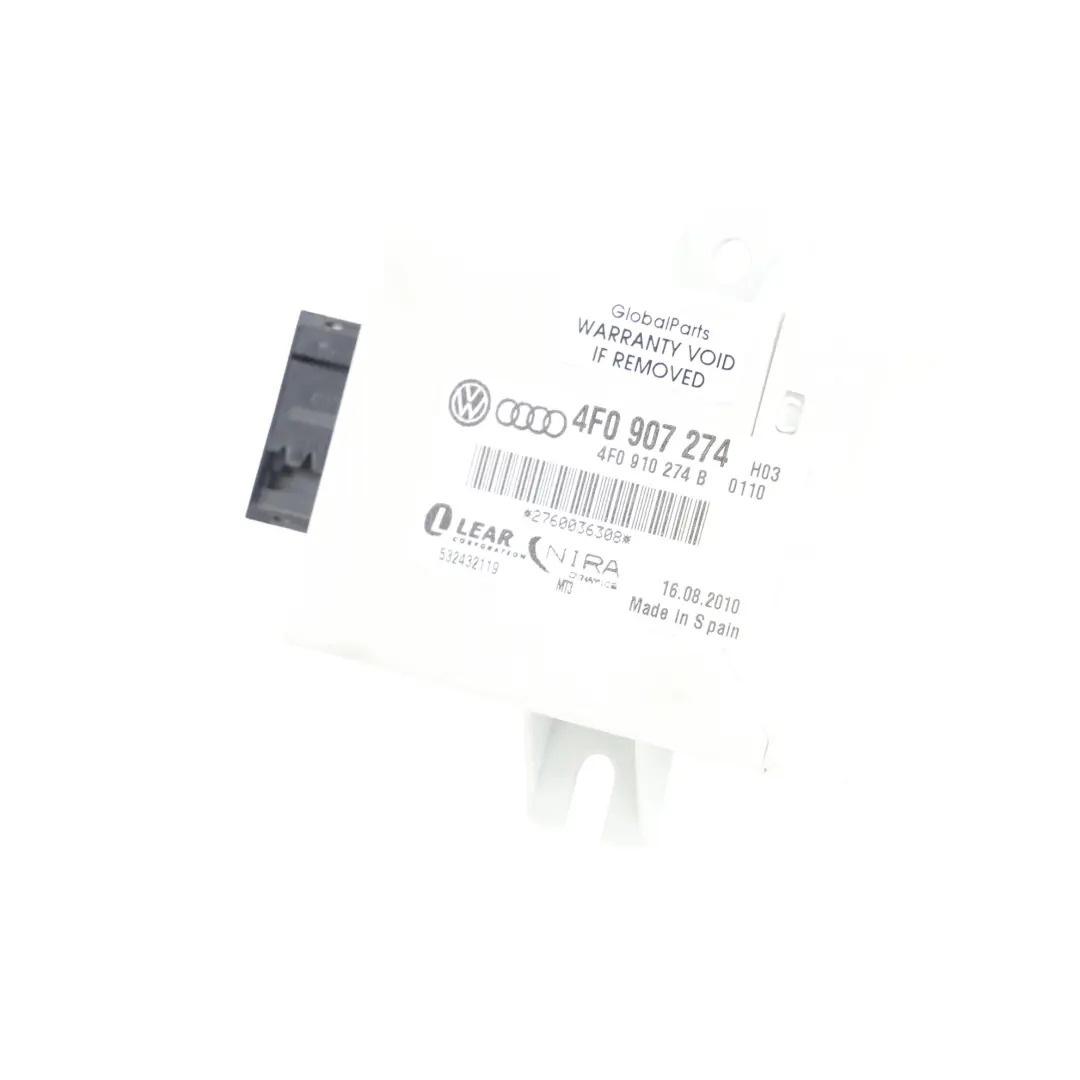 4F Q7 4L Module Contrôle Pression Pneus ECU 3.0 TDI CJGA pour Audi A6 S6 à propos du numéro de pièce 4F0907274 Audi A6 S6 4F Q7 4L Module Contrôle Pression Pneus ECU 3.0 TDI CJGA - SKU 4F0907274 - Numéro de pièce 4F0907274